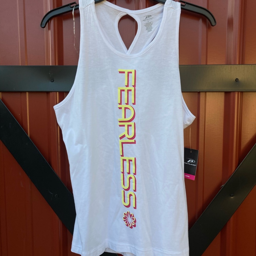 NWT Pro Player Fearless T-Back Tank